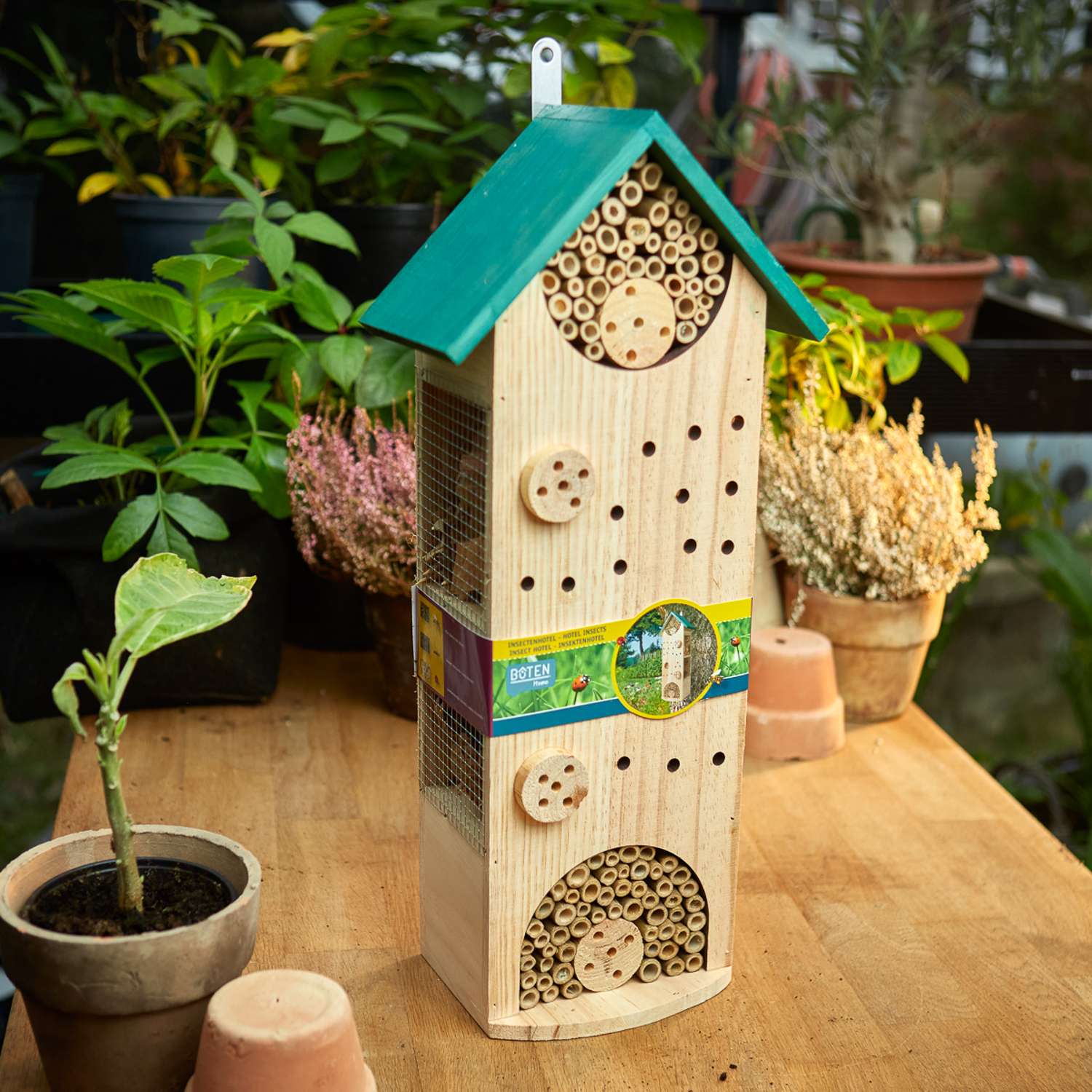 Insekthotel 50,5 cm højt